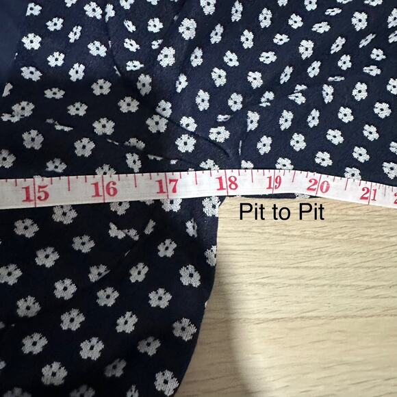 Hutch NWT by Anthropologie Women’s Jenessa Floral Flounce Mini Dress Navy Blue 8 - Picture 12 of 16